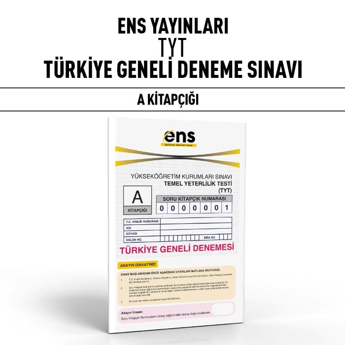 ENS YAYIN TYT TÜRKİYE GENELİ SNV A - 25-26